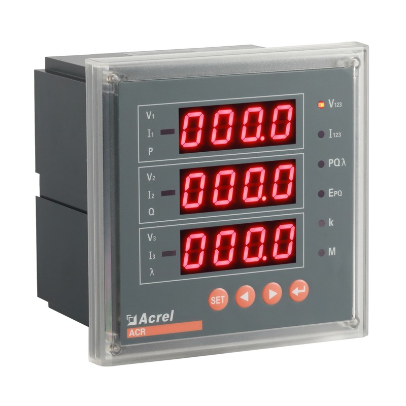ACR210E多功能電能表 網絡電力儀表中的96型數碼管顯示LED應用解析